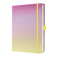 SIGEL JB101 Notizbuch Jolie, A5+, dotted, pink, gelb