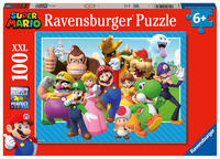 Kinderpuzzle 100 XXL Teile - Nintendo Super Mario - Los geht's!
