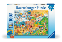 Kinderpuzzle 100 XXL Teile - Die 4 Jahreszeiten