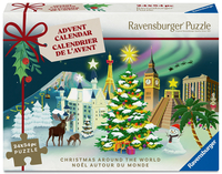 Puzzle-Adventskalender 24x 56 Teile - Christmas around the World