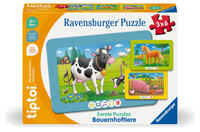 tiptoi® 3 erste Puzzles: Bauernhoftiere - 3x6 Teile