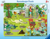 Kinderpuzzle 12 Teile - Unser Garten