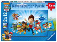 Kinderpuzzle 2x12 Teile - Paw Patrol - Ryder und die Paw Patrol