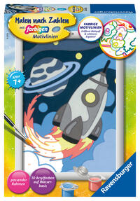 CreArt, Malen nach Zahlen Kinder - Weltraumabenteuer