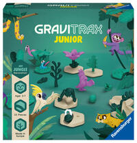 Ravensburger GraviTrax Junior Extension Jungle 23747 - Murmelbahn überwiegend aus nachwachsenden Rohstoffen mit Themenwelten, Lernspielzeug und Konstruktionsspielzeug für Jungs und Mädchen ab 3 Jahren