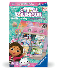 Ravensburger 24724 - Gabby´´´ s Dollhouse - Helft Gabby! - Mitbringspiel für 2-4 Spieler ab 4 Jahren mit Gabby und ihren geliebten Kätzchen aus der Kinderserie Gabby’s Dollhouse