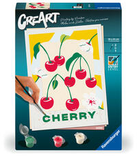 CreArt, Malen nach Zahlen Adults Trend - Kirschen
