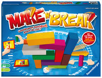 Ravensburger 26750 - Make 'n' Break - Gesellschaftsspiel für die ganze Familie mit Bausteinen, Spiel für Erwachsene und Kinder ab 8 Jahren, für 2-5 Spieler - mit 160 neuen Aufgaben