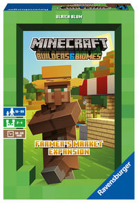 Ravensburger 26869 - Minecraft Builders & Biomes Farmers Market Expansion - Erweiterung zum Brettspiel Minecraft Builders & Biomes, Spiel für Erwachsene und Kinder ab 10 Jahren, für 2-4 Spieler