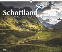 Alpha Edition - Schottland 2026 – Wandkalender 52×42,5 cm mit 12 beeindruckenden Landschafts- & Burgenmotiven, dekorativer Monatskalender für Schottland-Fans & Naturfreunde