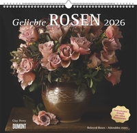 DUMONT - Geliebte Rosen 2026 – Wandkalender 38 x 36 cm – Rosensträuße von Clay Perry für Blumenliebhaber