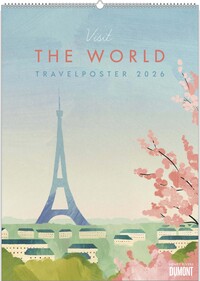 Travelposter 2026 – Reiseplakate-Kalender von DUMONT– Wand-Kalender – Poster-Format 50 x 70 cm