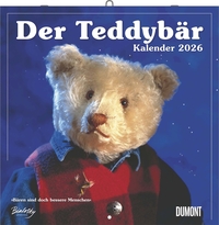 DUMONT - Der Teddybär Kalender 2026 – Broschürenkalender 30 x 30 cm mit 12 liebevollen Teddy-Szenen, Klassiker für Sammler & Bärenfreunde