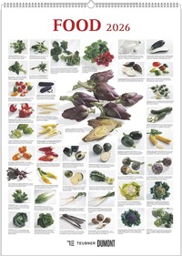 DUMONT - Food 2026 – Küchenkalender 50 x 70 cm, Posterkalender mit 6 Blättern für Hobbyköche & Küchen-Profis