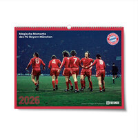 11Freunde – Magische Momente: Legendäre Bilder aus der Geschichte des FC Bayern München 2026 | Nostalgie-Wandkalender im Großformat 44x33 cm | Fußballkalender für Fans & Sammler