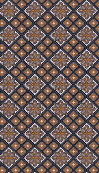 WAX Schmales Notizheft - Motiv Kristallornament