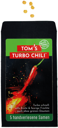 Tom's Turbo Chili - NUR Samen