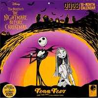 Pyramid - THE NIGHTMARE BEFORE CHRISTMAS 2026 – Broschürenkalender 30×30 cm mit Jack Skellington, Sally & Zero – Kalender für Disney- & Tim-Burton-Fans