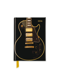 Black Gibson Guitar – Schwarze Gibson Gitarre – Taschenkalender 2026