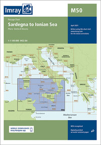 M50 Sardegna to Ionian Sea, Imray Chart