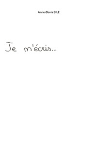 Je m'écris
