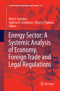 Energy Sector: A Systemic Analysis of Economy, Foreign Trade and Legal Regulations