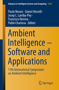 Ambient Intelligence – Software and Applications