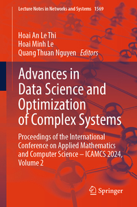 Advances in Data Science and Optimization of Complex Systems