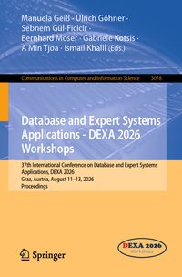 Database and Expert Systems Applications - DEXA 2026 Workshops