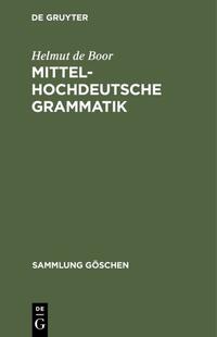 Mittelhochdeutsche Grammatik