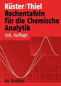 Rechentafeln für die Chemische Analytik