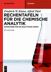 Rechentafeln für die Chemische Analytik