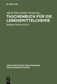 Taschenbuch für die Lebensmittelchemie