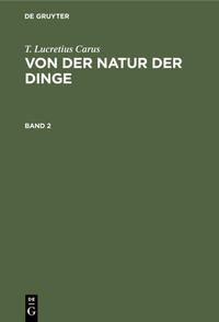 Von der Natur der Dinge. Band 2