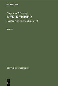 Der Renner. Band 1
