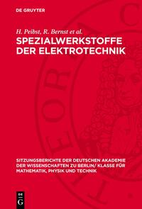 Spezialwerkstoffe der Elektrotechnik