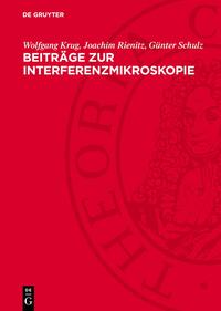 Beiträge zur Interferenzmikroskopie