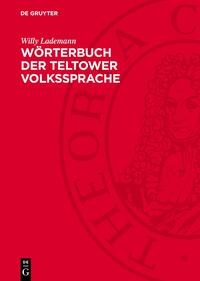 Wörterbuch der Teltower Volkssprache