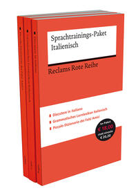 Sprachtrainings-Paket Italienisch. 3 Bände eingeschweißt. Reclam premium Sprachtraining