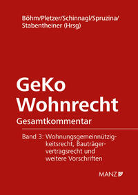 GeKo Wohnrecht Gesamtkommentar Band 3