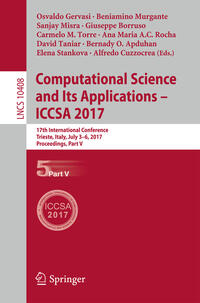 Computational Science and Its Applications – ICCSA 2017