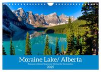 Moraine Lake, Alberta/ Kanada (Wandkalender 2025 DIN A4 quer), CALVENDO Monatskalender