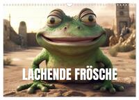 Lachende Frösche (Wandkalender 2025 DIN A3 quer), CALVENDO Monatskalender