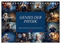 Genies der Physik (Tischkalender 2025 DIN A5 quer), CALVENDO Monatskalender