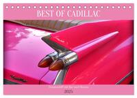 BEST OF CADILLAC - Traumschiff mit Bar und Flossen (Tischkalender 2025 DIN A5 quer), CALVENDO Monatskalender