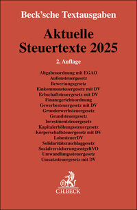 Aktuelle Steuertexte 2025