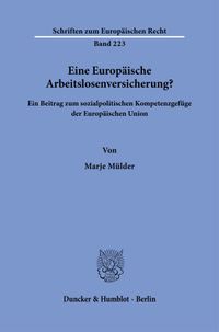 Eine Europäische Arbeitslosenversicherung?