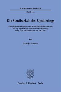 Die Strafbarkeit des Upskirtings