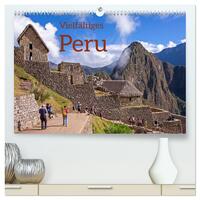 Vielfältiges Peru (hochwertiger Premium Wandkalender 2025 DIN A2 quer), Kunstdruck in Hochglanz