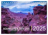 Wunderbare Wanderungen im Südwesten der USA (Tischkalender 2025 DIN A5 quer), CALVENDO Monatskalender